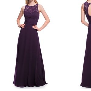 Bill Levkoff Navy lace dress